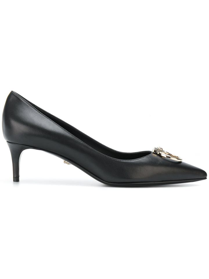 Versace Medusa Hoop Pumps - Black