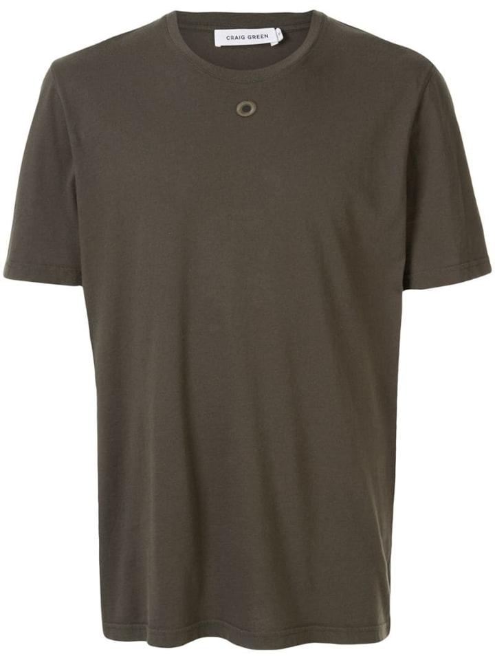 Craig Green Embroidered Hole Detail T-shirt