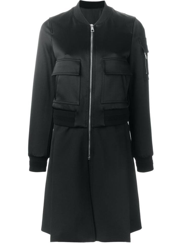 Neil Barrett Skirted Hem Bomber Jacket