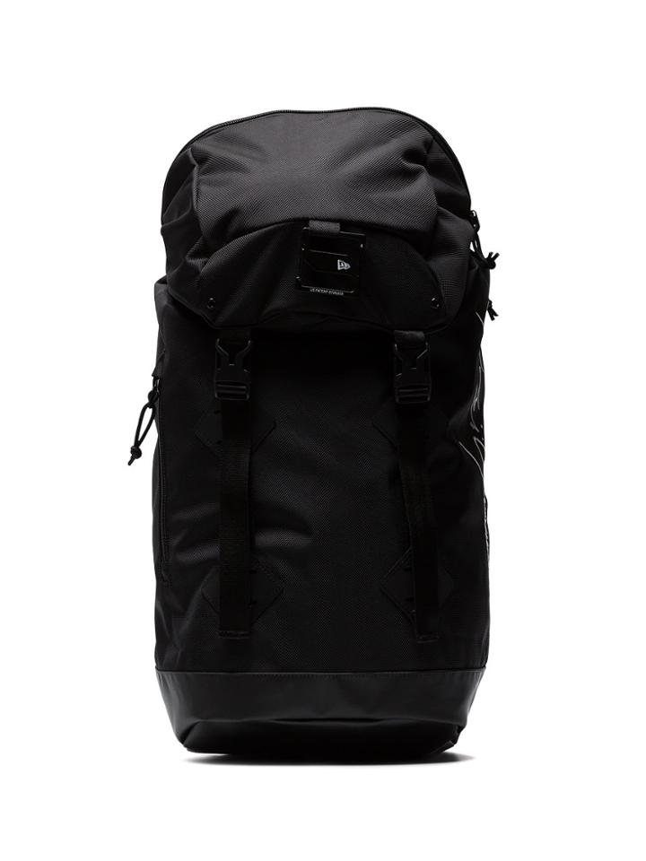 Yohji Yamamoto Black New Era Leather Trimmed Backpack