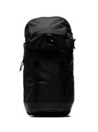 Yohji Yamamoto Black New Era Leather Trimmed Backpack