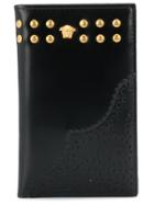 Versace Studded Medua Wallet - Black