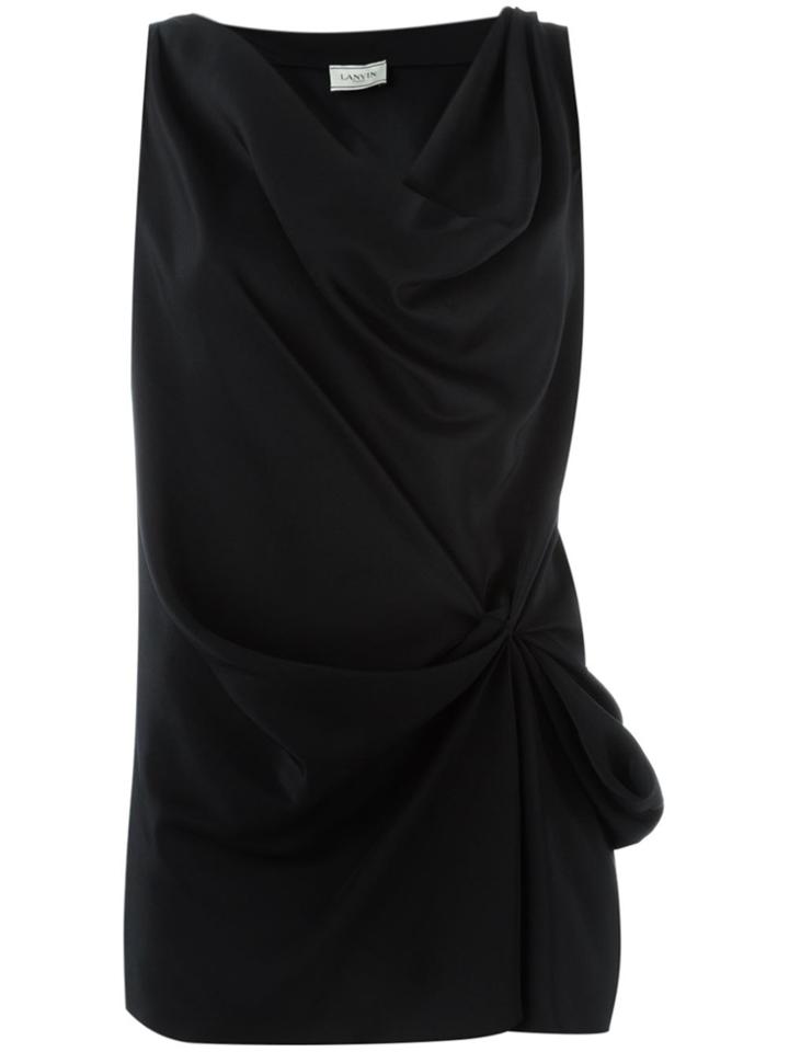Lanvin Draped Top - Black