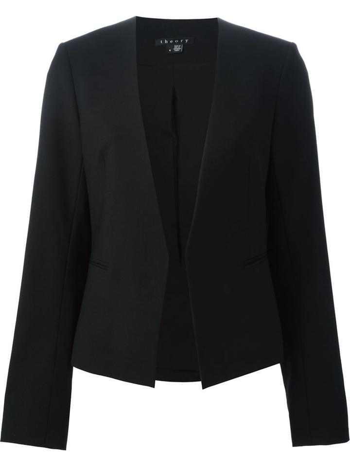 Theory 'delaven' Blazer, Women's, Size: 4, Black, Polyester/spandex/elastane/wool