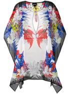 Just Cavalli Printed Tunic Mini Dress - Multicolour