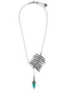 Camila Klein Pearl Embellished Necklace - Metallic