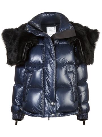 Sacai Oversized Puffer Jacket - Blue