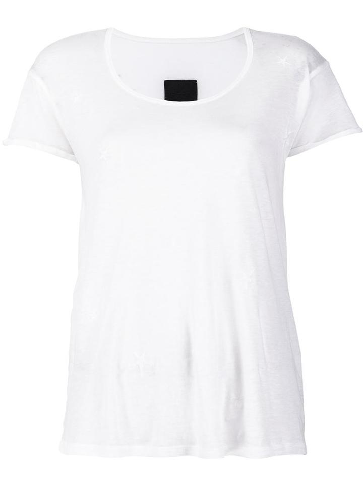 Rta 'jewel' T-shirt, Women's, Size: Xs, White, Cotton/cashmere
