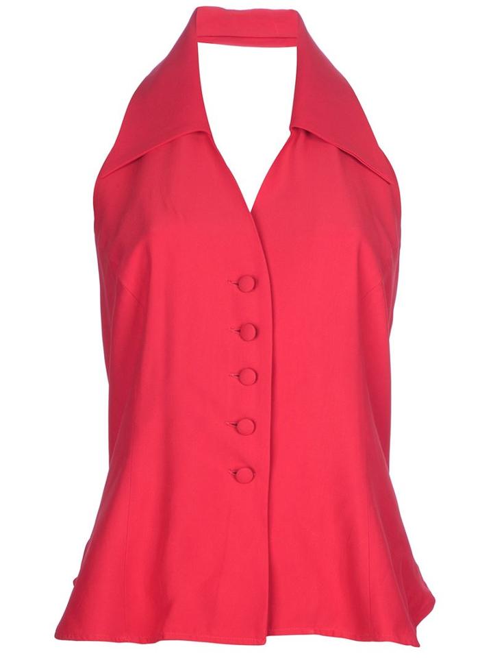 Moschino Vintage Halter Neck Blouse