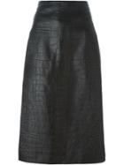 Jason Wu Crocodile Texture Embossed Skirt