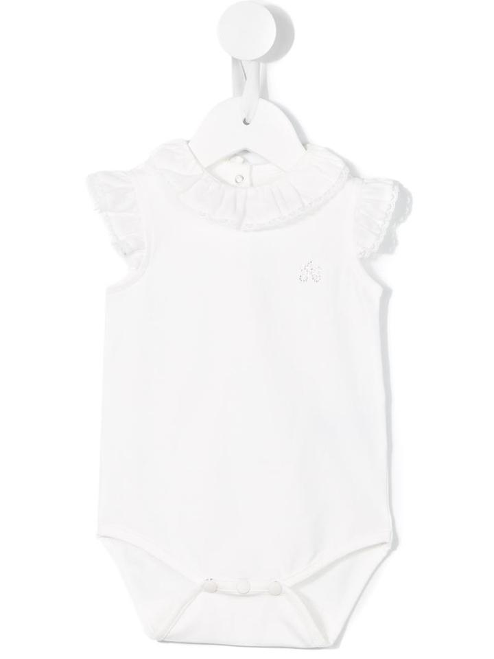 Tartine Et Chocolat - Ruffled Body - Kids - Cotton/spandex/elastane - 36 Mth, White
