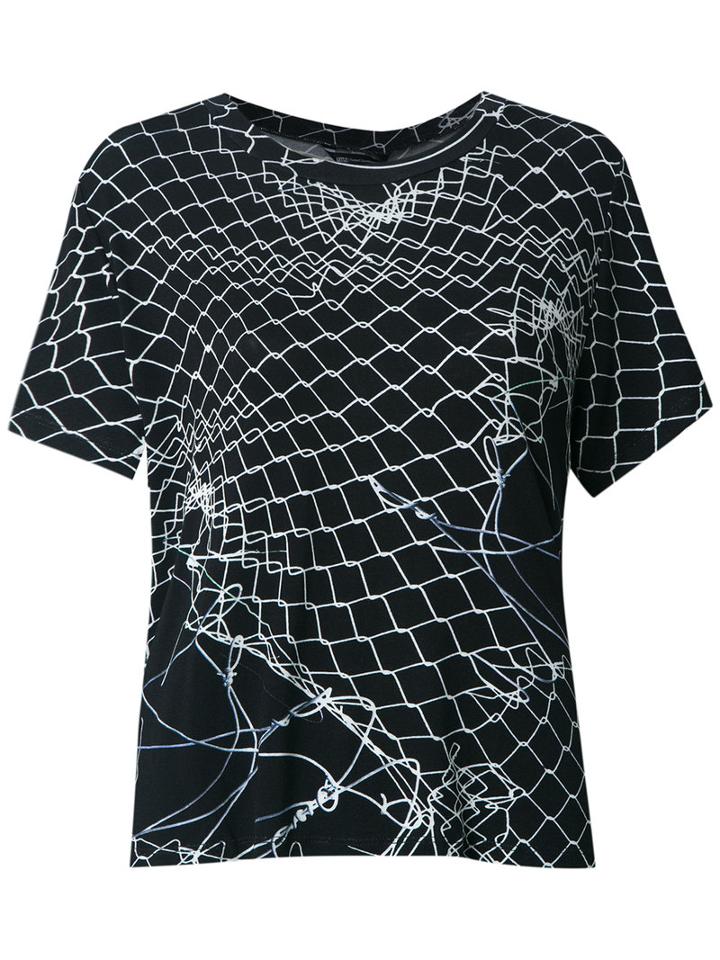 Uma Raquel Davidowicz - Printed Blouse - Women - Spandex/elastane/viscose - P, Black, Spandex/elastane/viscose