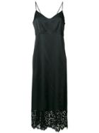 Dorothee Schumacher Lace Trim Slip Dress - Black