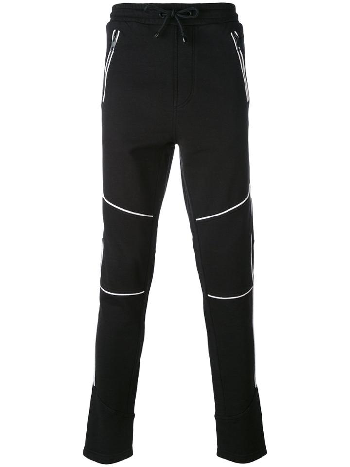 Just Cavalli Contrast Track Pants - Black