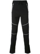 Just Cavalli Contrast Track Pants - Black