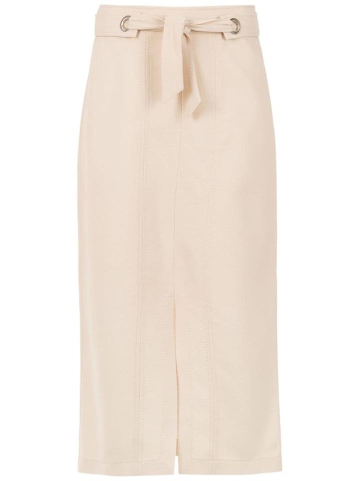 Framed Cracker Pencil Skirt - Neutrals