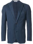 Boglioli Denim Single Breasted Jacket - Blue