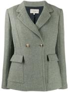 Holland & Holland Double-breasted Fitted Blazer - Green