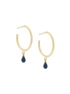 Isabel Marant Hoop Teardrop Bead Earrings, Women's, Metallic