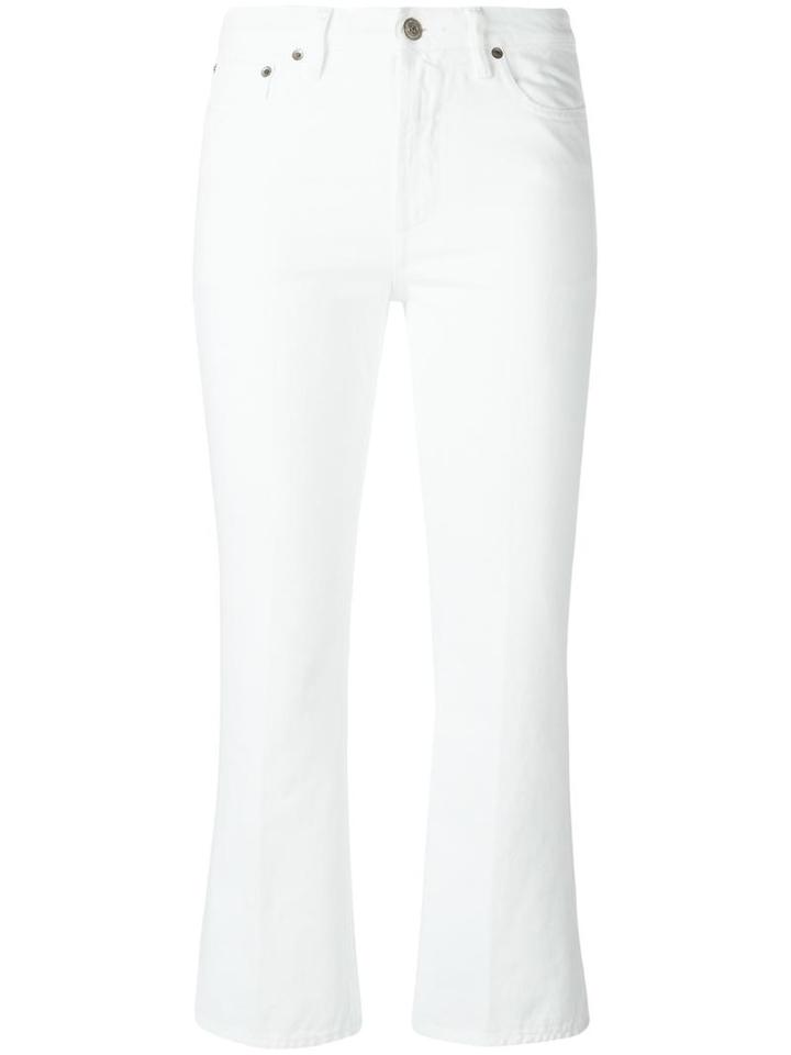 Golden Goose Deluxe Brand Funny Denim Trousers, Women's, Size: 30, White, Cotton/spandex/elastane