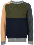 Howlin' Colour-block Knitted Sweater - Multicolour