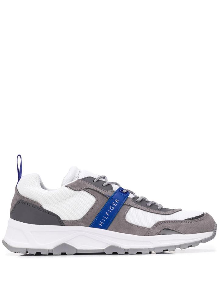 Tommy Hilfiger Low Panelled Sneakers - White