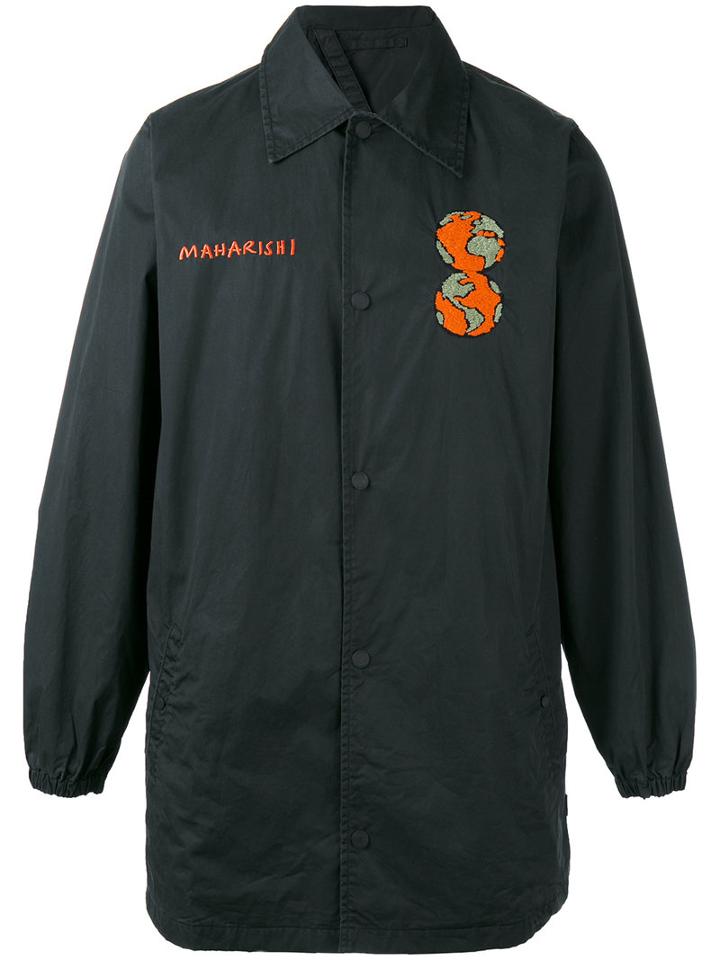 Maharishi Lightweight Jacket, Men's, Size: Large, Black, Organic Cotton