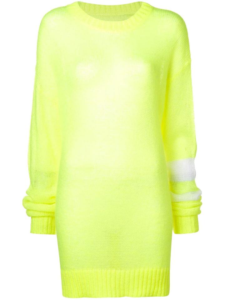 Maison Margiela Oversized Knitted Sweater - Yellow