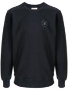 Universal Works Logo Printed Sweatshirt - Blue