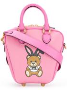 Moschino Playboy Teddy Tote Bag - Pink & Purple