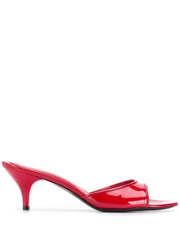 Maison Ernest Feline Mules - Red