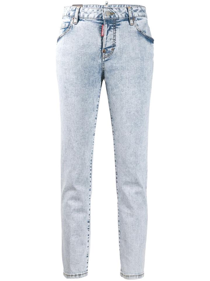 Dsquared2 Straight Fit Jeans - Blue