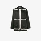 Yohji Yamamoto Taped Long Sleeve Jacket, Men's, Size: 2, Black, Silk/cotton
