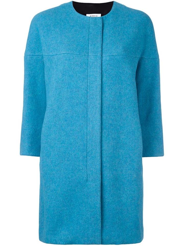 Akris Punto Round Neck Boxy Jacket