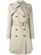 Fay - Trench Coat - Women - Cotton/polyurethane - M, Nude/neutrals, Cotton/polyurethane