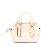 See By Chloé Small Paige Tote, Women's, White, Leather/cotton