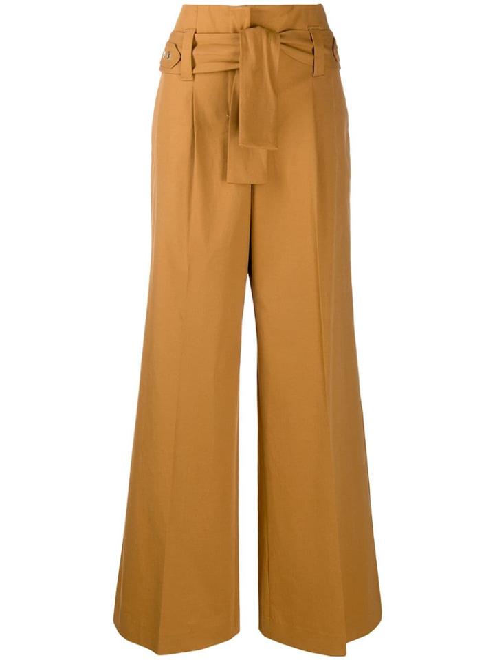 Dorothee Schumacher High-waisted Wide Leg Trousers - Neutrals