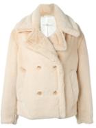 Golden Goose Deluxe Brand Oversized Faux Fur Peacoat