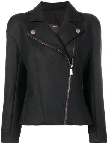 Pinko Zip-up Biker Jacket - Black