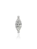 Rosa De La Cruz 18k White Gold Diamond Stud Earring - Metallic