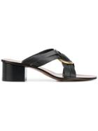 Chloé Rony Mid-heel Sandals - Black