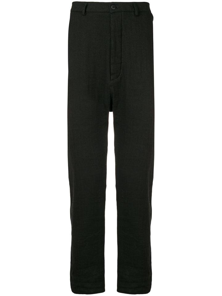Poème Bohémien Drop Crotch Trousers - Black