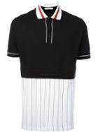 Givenchy - Panel Polo Shirt - Men - Cotton - Xs, Black, Cotton