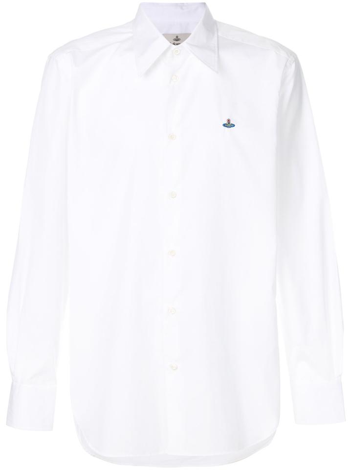 Vivienne Westwood Firm Poplin Cutaway Shirt - White