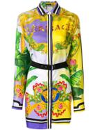Versace Printed Shirt Dress - Multicolour