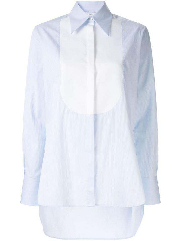 Racil Plain Button Shirt - Blue