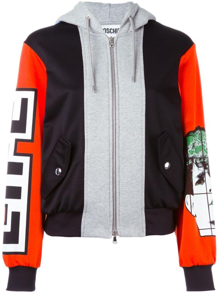 Moschino Panelled Hoodie