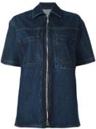 Each X Other Zip-up Denim Shirt - Blue