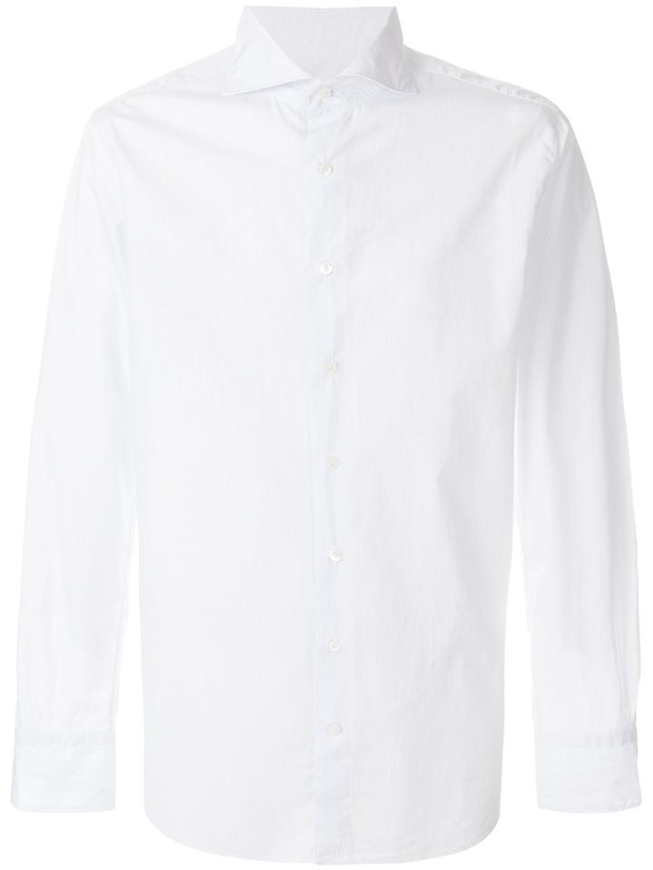 Salle Privée Slim Button Shirt - White