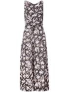 Zimmermann - Floral Jumpsuit - Women - Cotton/linen/flax - 1, Black, Cotton/linen/flax